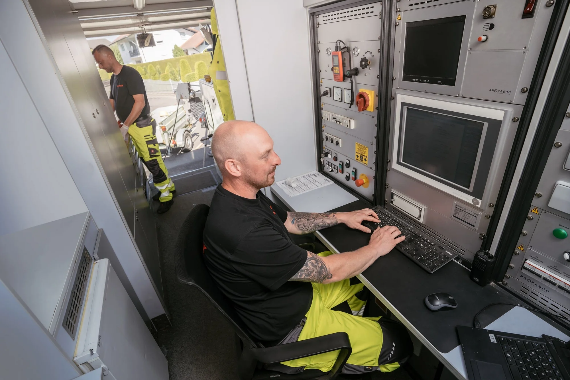 Ablauf von Saugbaggerarbeiten